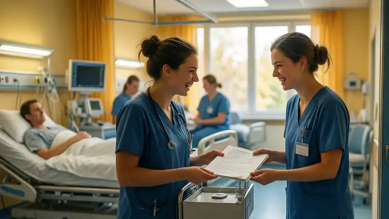 Kommunikation im Krankenhaus, praktische deutsche Sätze für den Pflege-Dienst