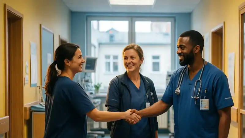 Pflegealltag in Deutschland, Kommunikation mit Kollegen und Patienten